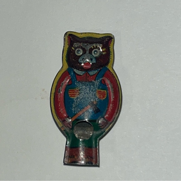 Other - Vintage 1940s Tin Whistle - Animal W/axe - Made in Japan - Collectible Music